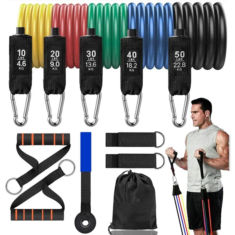 16PCS Resistance Band Set: Home Gym Fitness Training - Sydney picks